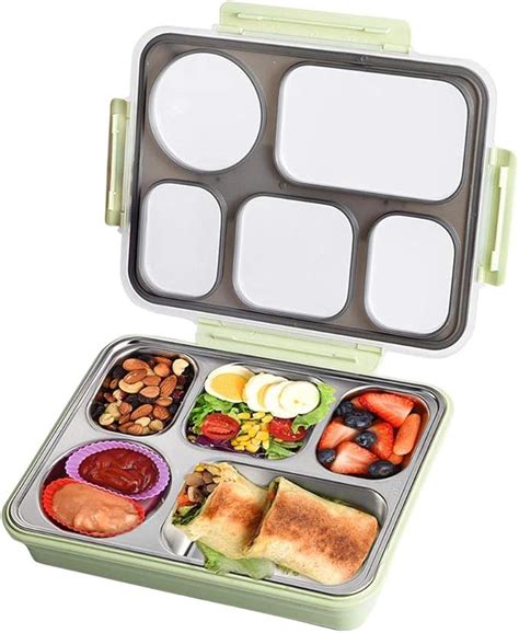 steel airtight lunch box|leak proof divided lunch containers.